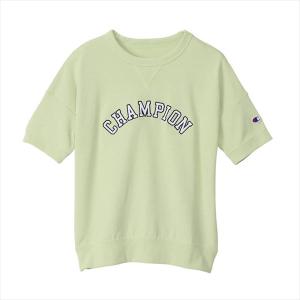 [Champion]チャンピオン レディース テックウィーブ テリー ショートスリーブクルーネックスウェットシャツ (CW-XS002)(610) ペールイエローグリーン｜aspo