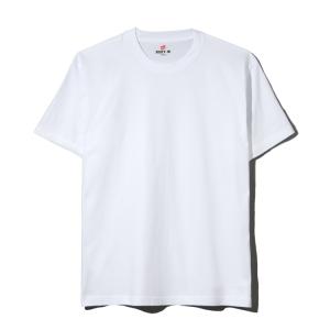[Hanes]ヘインズ 【2枚組】BEEFY半袖Tシャツ (H5180-2)(010)ホワイト｜aspo