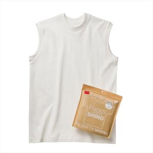 [Hanes]ヘインズ SHIRO スリーブレスTシャツ (HM3-B201)(010) ホワイト