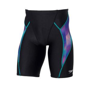 【1点までメール便可】 [speedo]スピード WORLD AQUATICS承認メンズ水着 FLEX Σχハイウエスティドジャマー (SC62453F)(PB) プラム×ブルー｜aspo