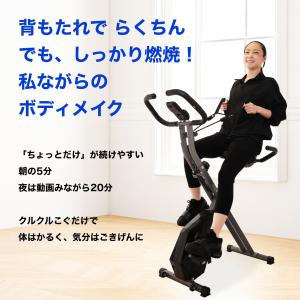 リカンベントバイク エアロバイク 静音 フィッ...の詳細画像1