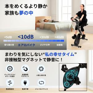 リカンベントバイク エアロバイク 静音 フィッ...の詳細画像2