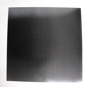 CFRP製板 ドライカーボン 平板 約330×330(mm) t=1.5mm ツヤなし品