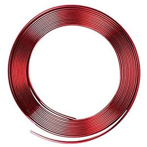 EZSelect 特注 ホイールリムガード 長さ8m 幅9mm リム プロテクター ガード ラインモール ドレスアップ 外装 汎用 車 レッド