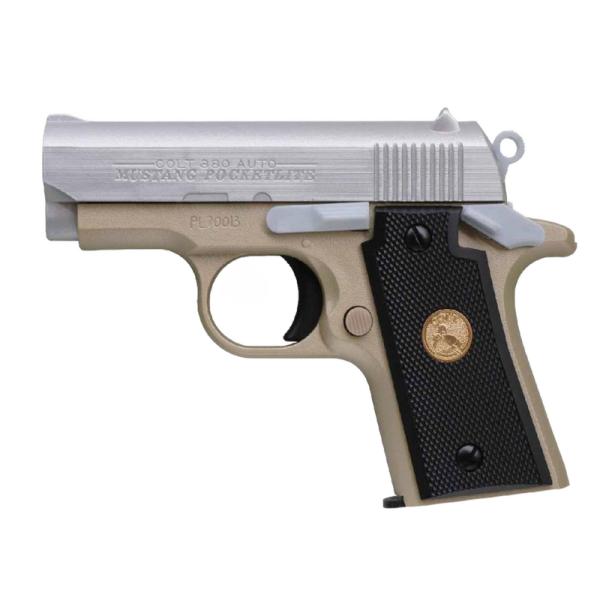 クラウン　コルト　マスタング　シルバー　ハイランクエアーコッキングガン　ホップアップ　10才以上