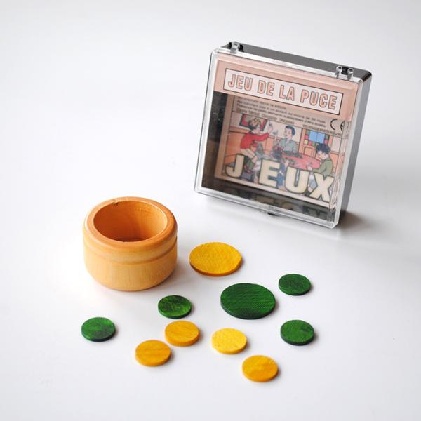 木製玩具 Marc Vidal -Brunoy France- / JEU DE LA PUCE・L