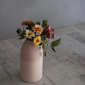rader / Stoneware vases creme・レダー フラワーベース