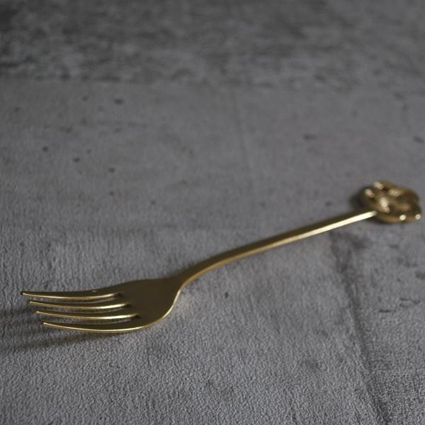 mizuhiki カトラリー/デザートフォーク・ゴールド