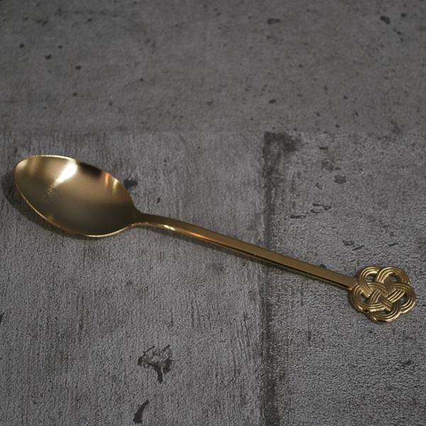 mizuhiki カトラリー/デザートスプーン・ゴールド