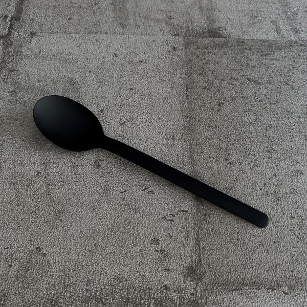 ロクサン・ブラックカトラリー/デザートスプーン