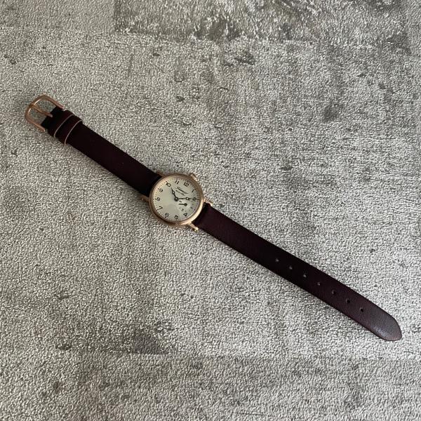 Hommage Watch オマージュウォッチ/PINKGOLD・BROWN/ピンクゴールド・ブラウ...