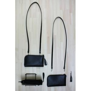 atlier mate  ショルダーウォレット・BLACK / 黒 アトリエメイト 財布 ウォレット...