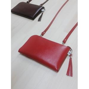 atlier mate  ショルダーウォレット・RED / 赤 アトリエメイト 財布 ウォレットア ...