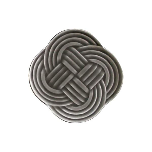 小田陶器 結 musubi 小皿 プレート 皿 11cm 黒