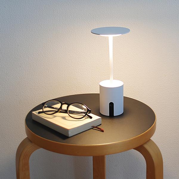 LED Cockterior カクテリア ポータブルランプ 卓上ライト WH 白