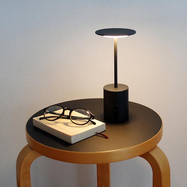 LED Cockterior カクテリア ポータブルランプ 卓上ライト BK 黒