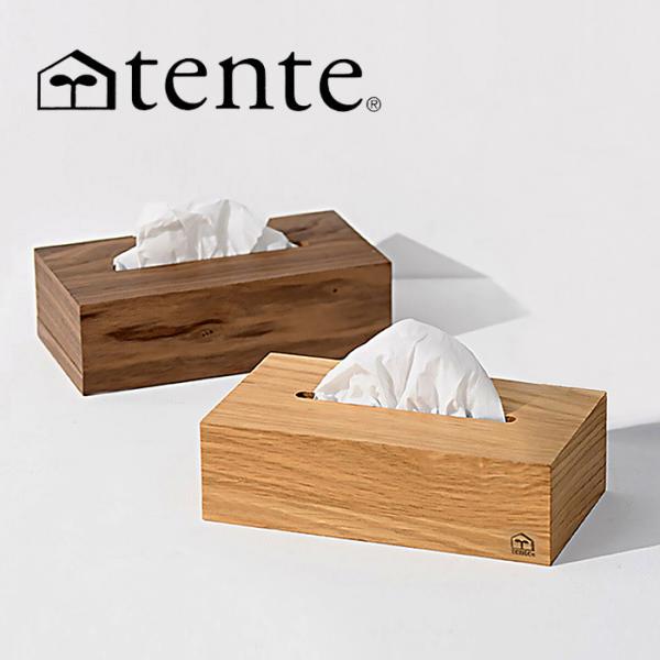 tente テンテ 木製 ソフトティッシュ専用ケース WOOD for Soft Pack Tiss...