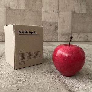 Marbul Apple / RED マーブル アップル りんごのペーパーウェイト リンゴ 置物 インテリア｜assemblage-online