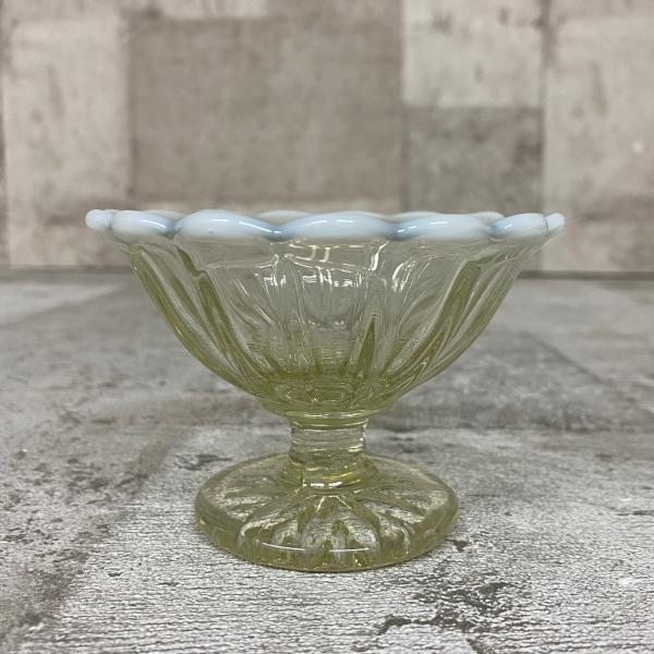 ガラス ミニアイスクリーム / 古代色