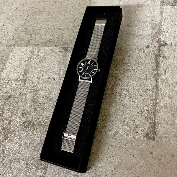 eki watch 37mm ブラック 五十嵐威暢 エキクロック 腕時計 32951578