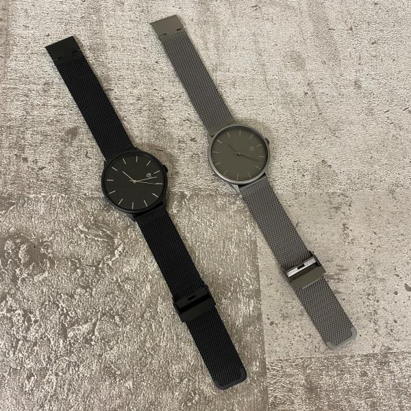 NANDO BLACK SILVER 腕時計 32950687 スウェーデン生まれの腕時計