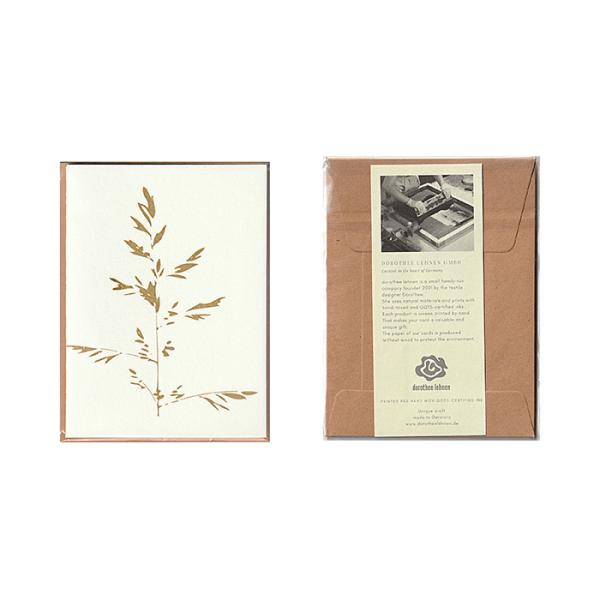 Dorothee Lehnen レターカード S grases / ドイツ ドロシーレーン カード ...
