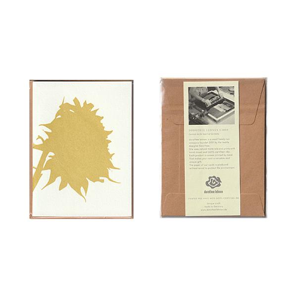 Dorothee Lehnen レターカード S sunflower / ドイツ ドロシーレーン カ...