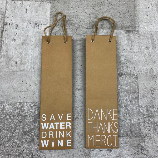 Paper Wine Bag ペーパーバッグ ワイン用紙袋 紙袋 SAVE・THANKS rader...