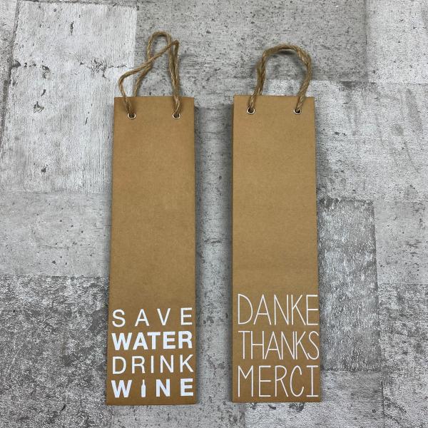 Paper Wine Bag ペーパーバッグ ワイン用紙袋 紙袋 SAVE・THANKS rader...