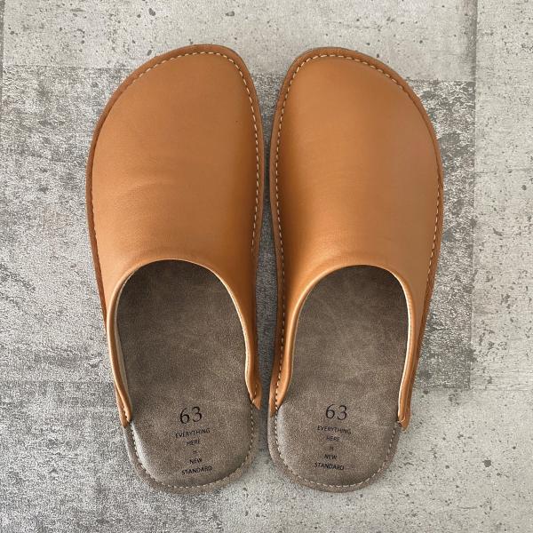 父の日ギフト 63 ロクサン レザースリッパ CML/L