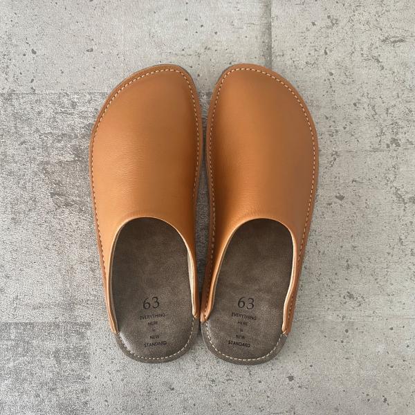 63 ロクサン レザースリッパ CML/M