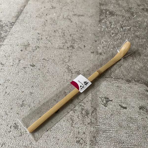 茶杓 / すす竹 茶さじ 白竹