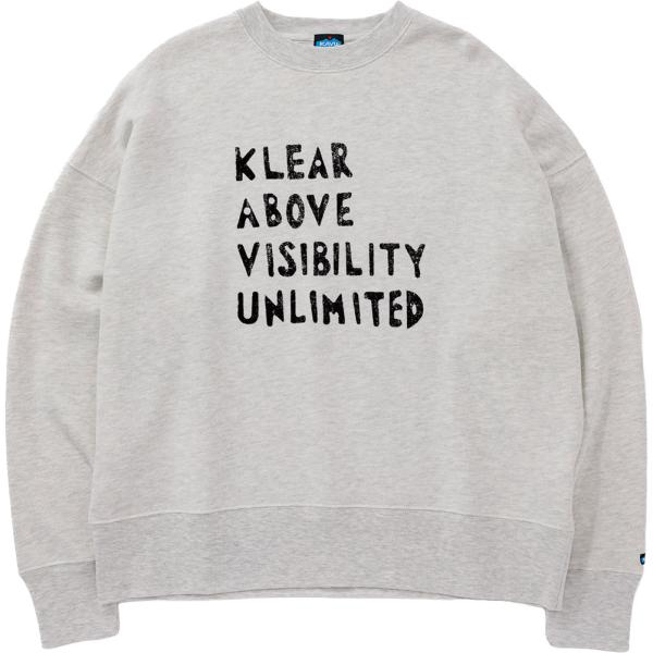 カブー-KAVU フレーズスウェットクリア男性用