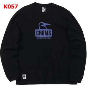 チャムス-CHUMS ブービーフェイスロングスリーブTシャツ男性用