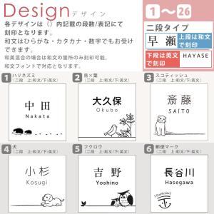 表札 プレート 正方形 おしゃれ マグネット ...の詳細画像3
