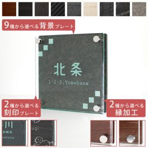 立体 表札 プレート 戸建て 門柱 住所 番地...の詳細画像2