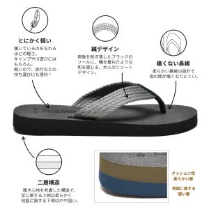ビーチサンダル メンズ サンダル 鼻緒 トング...の詳細画像2