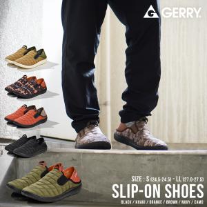 スリッポン サボサンダル クロッグサンダル メンズ スニーカー シューズ かかと踏める 2WAY キャンプ アウトドア 難燃 靴 GERRY