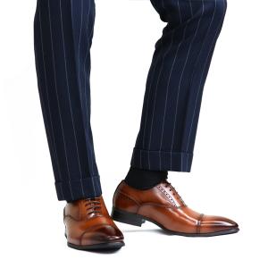 ビジネスシューズ メンズ 革靴 ストレートチップ 内羽根 紳士靴 フォーマル 結婚式