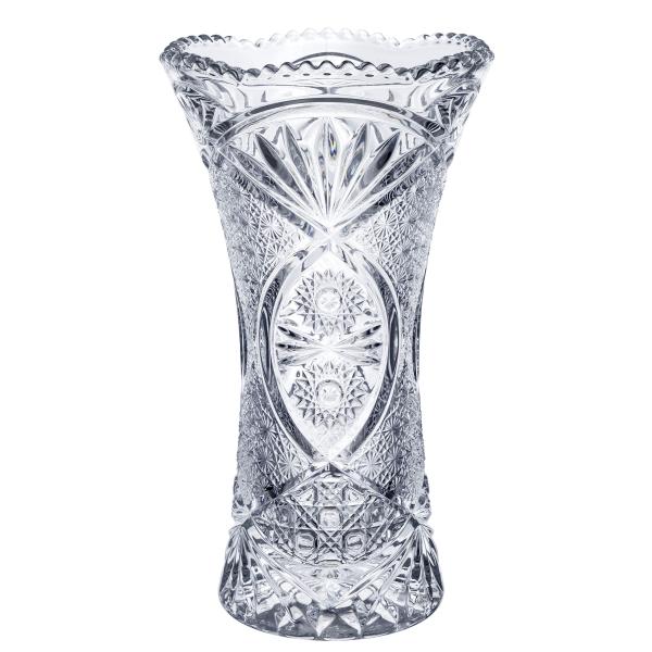アデリア 花瓶 ガラス花瓶 ソリティア L [直径約14.1x高さ約24cm/クリスタル] 日本製 ...