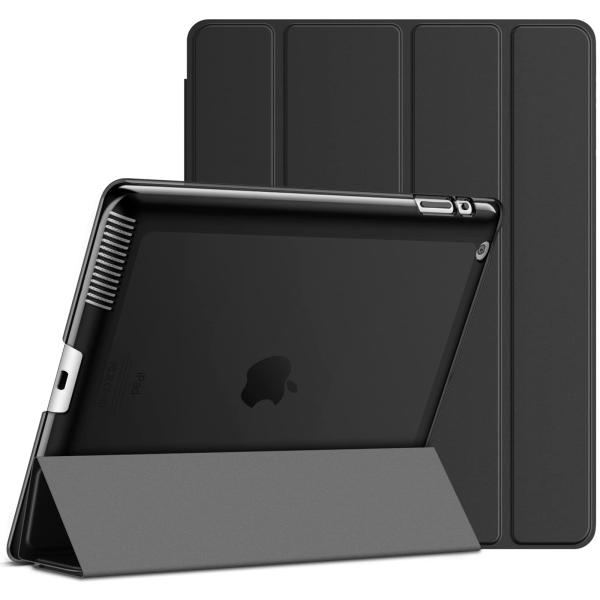JEDirect iPad 2 3 4 ケース オートスリープ機能 (ブラック)