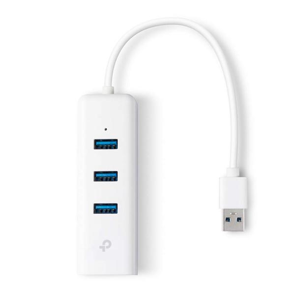 TP-Link USB3.0対応 Giga 有線LANアダプタ + USB3.0 ハブ 3ポート プ...
