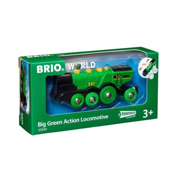 BRIO ビッググリーンアクション機関車 33593