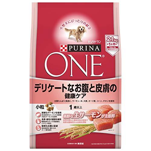 ピュリナ ワン ドッグフード ドライ デリケートなお腹と皮膚の健康ケア サーモン風味 2.1kg