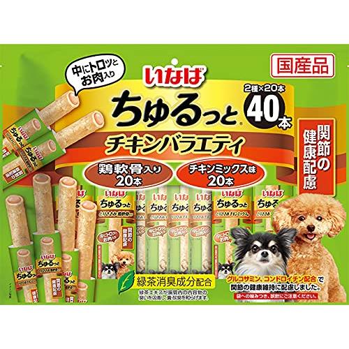 いなば ちゅるっと チキンバラエティ 関節の健康配慮 40本