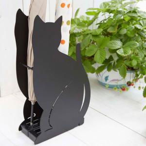 山崎実業 傘立て かさたて ネコ ブラック 2359の詳細画像3
