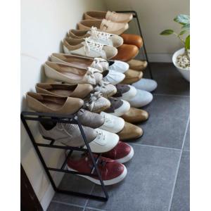 山崎実業 玄関 frame 伸縮シューズラック...の詳細画像3