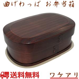 弁当箱 曲げわっぱ 漆塗 胴張型 1段 700ml ランチベルト付き 訳アリ GT-005LN