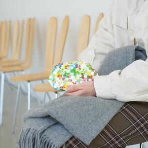ツモリチサト 小銭入れ ドットフラワーネコ[5...の詳細画像1