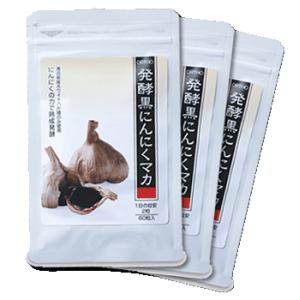オルト（ORTHO）　発酵黒にんにくマカ　60粒入り×3個セット（約90日分）